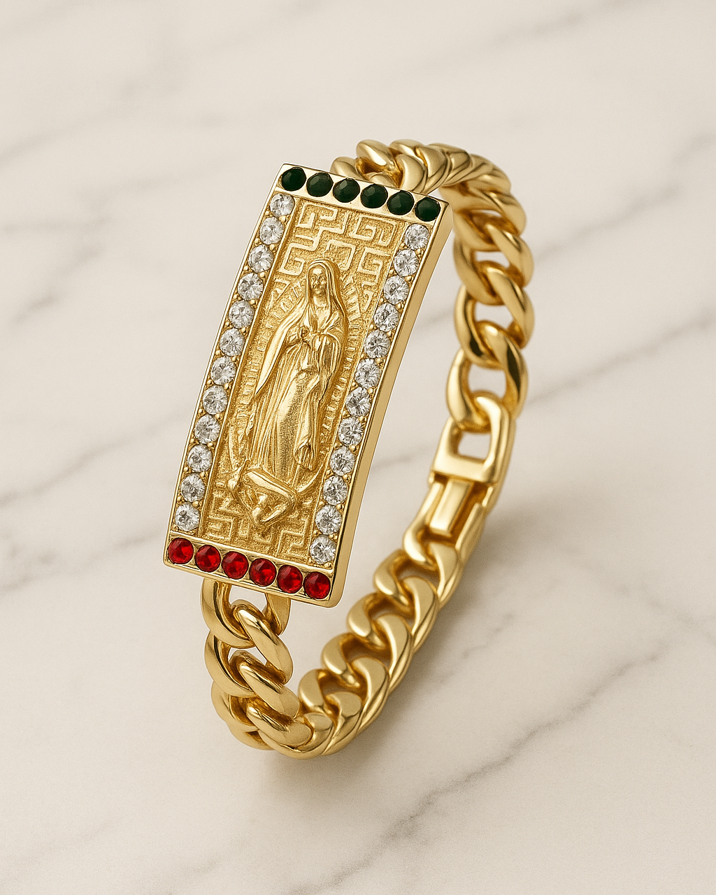 PULSERA VIRGEN GUADALUPE (20 CM)