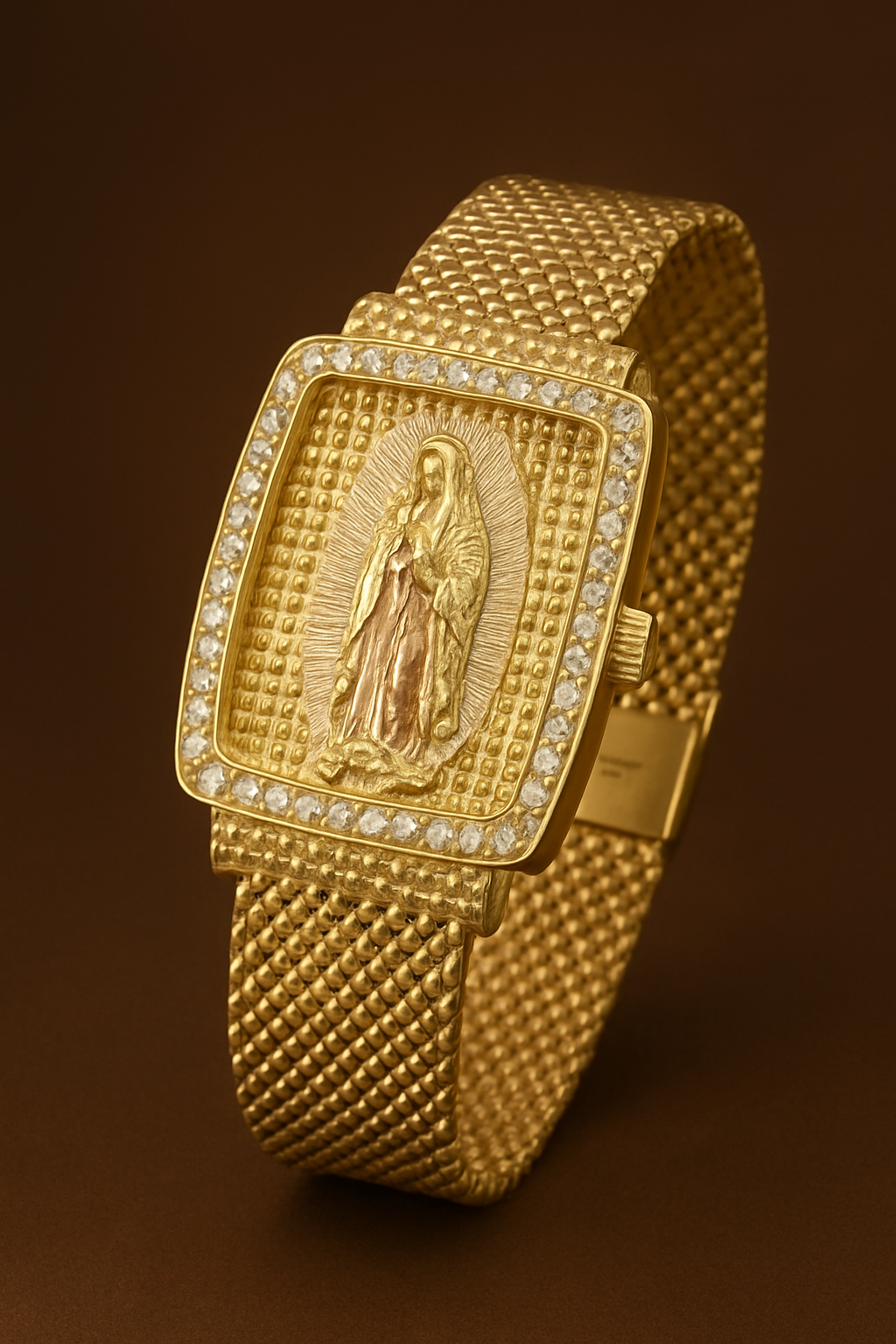 PULSERA VIRGEN GUADALUPE (20 CM) MUÑECA GRUESA