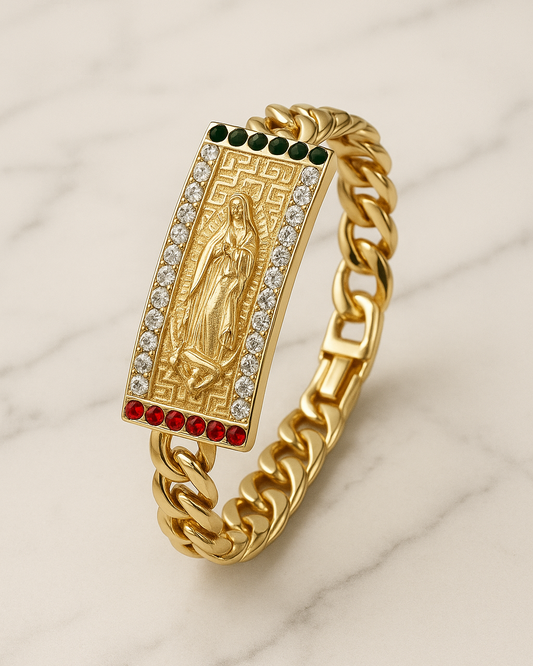 PULSERA VIRGEN GUADALUPE (20 CM)
