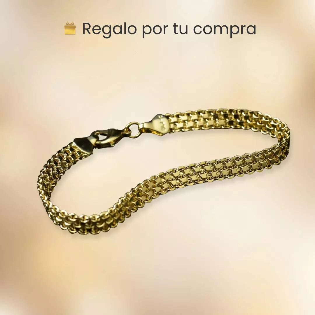 Cadena China 60CM + Cruz San Benito + Pulsera GRATIS