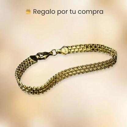 Cadena China 60CM + Cruz San Benito + Pulsera GRATIS