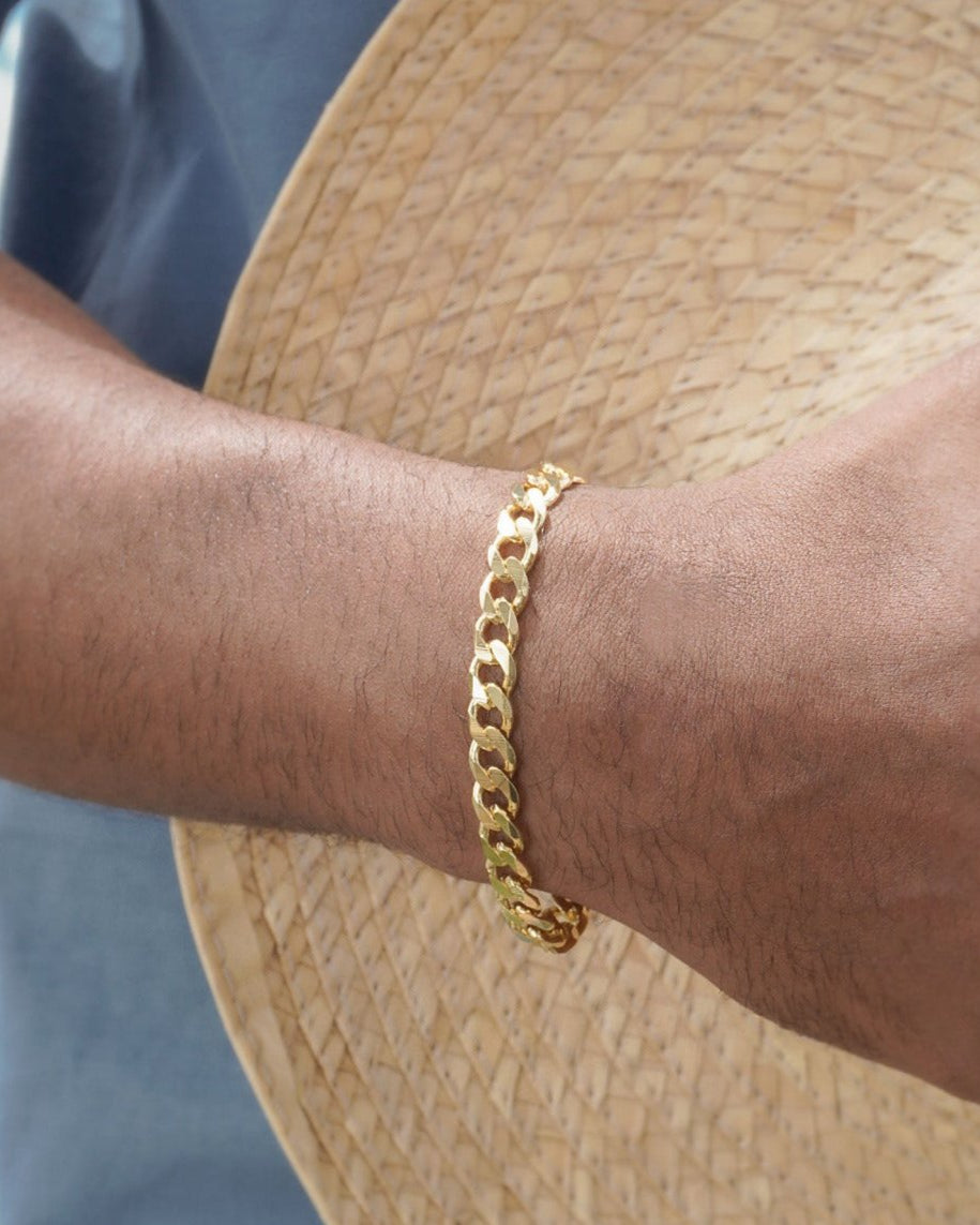Pulsera Cubana ( 6 MM ) 20 Cm