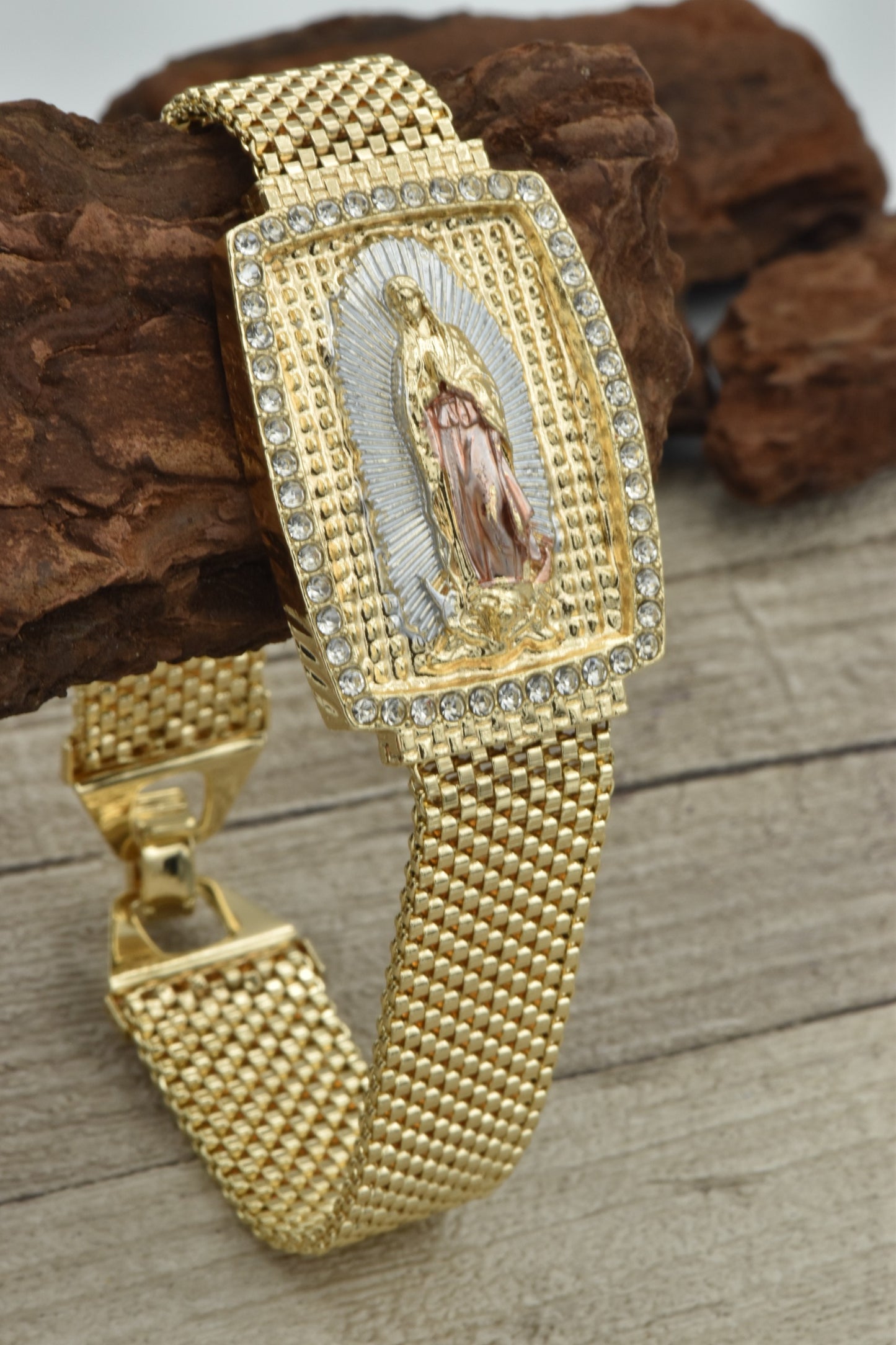 PULSERA VIRGEN GUADALUPE (20 CM) N