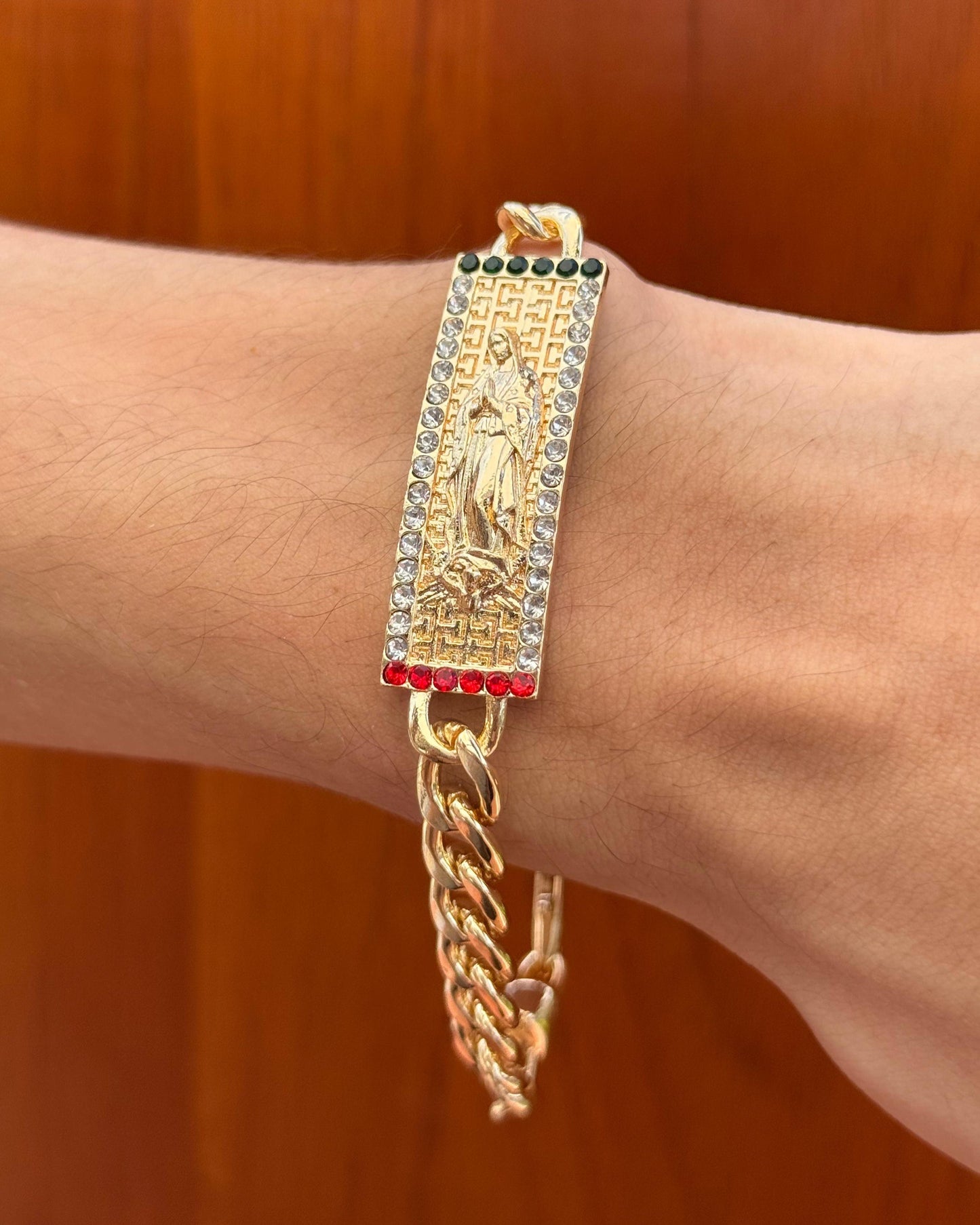 PULSERA VIRGEN GUADALUPE (20 CM)